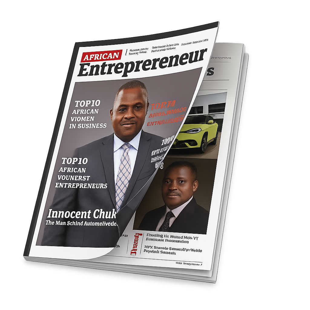 African Entrepreneur Magazine cover